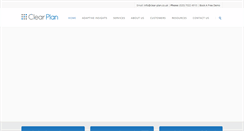 Desktop Screenshot of clear-plan.co.uk